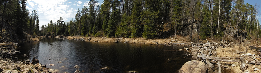 Creek between Mudro Lake and Fourtown Lake BWCA